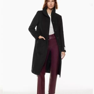 Wilfred - The Cocoon Long Coat in Black